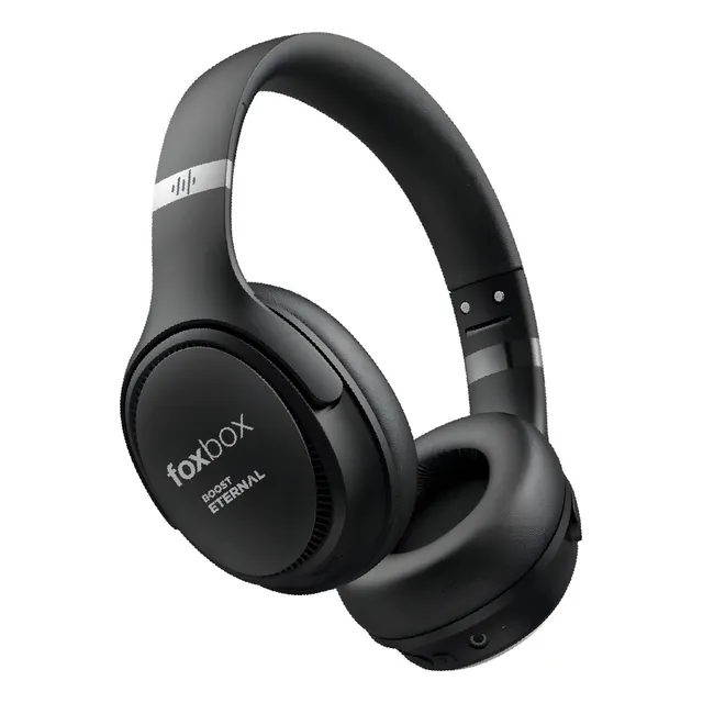 Auricular Inalambrico Foxbox Boost Eternal Negro Luz Blanco