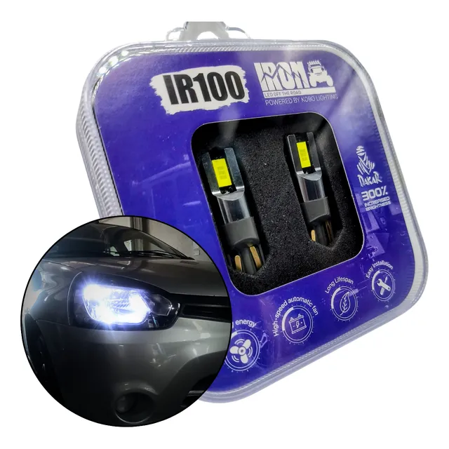 Kit Piojito Led T10 Ir100 Iron Posicion Auto Canbus Blanca