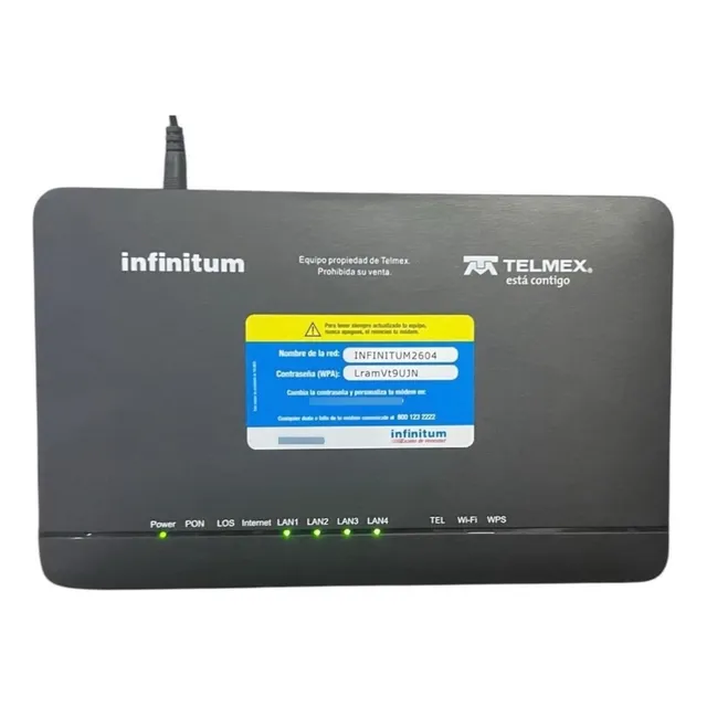 10pz Módem Ont Zte Zxhn F670l Banda Inteligente Negro Negro
