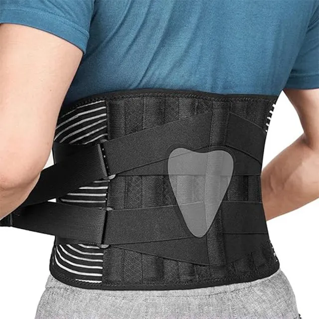 Faja Lumbar Cinturón De Apoyo Transpirable Con Almohadilla
