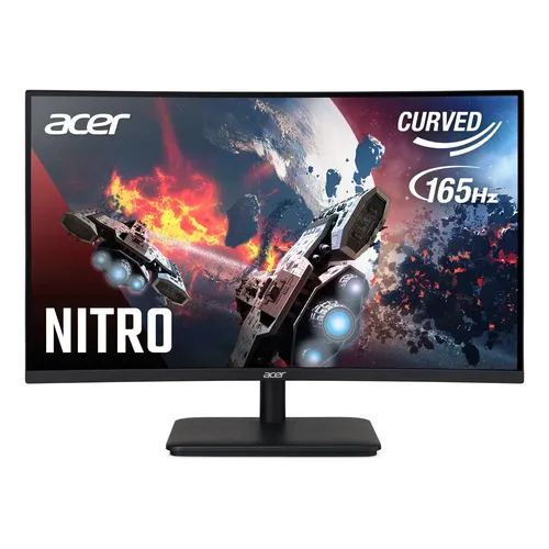 Monitor Gamer Acer Nitro 27 Pol, Curvo, 1ms, 180hz, Freesync Cor