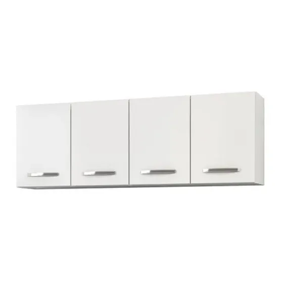Mueble Aereo Cocina 4 Puertas Alacena Armario Colgar LG Color Blanco