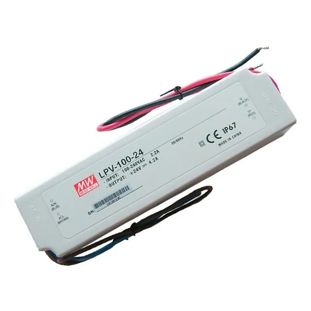 Fuente De Alimentación Led 24v 100watts Meanwell Lpv-100-24