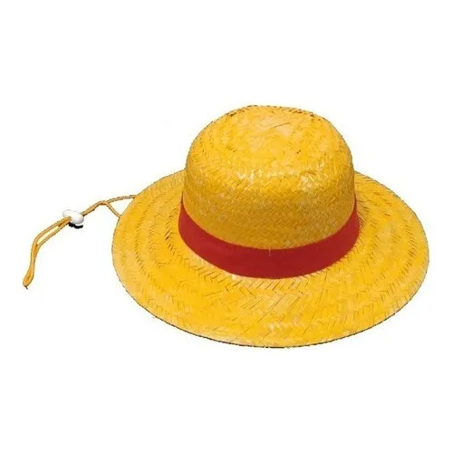 Chapéu Luffy One Piece Cosplay Palha