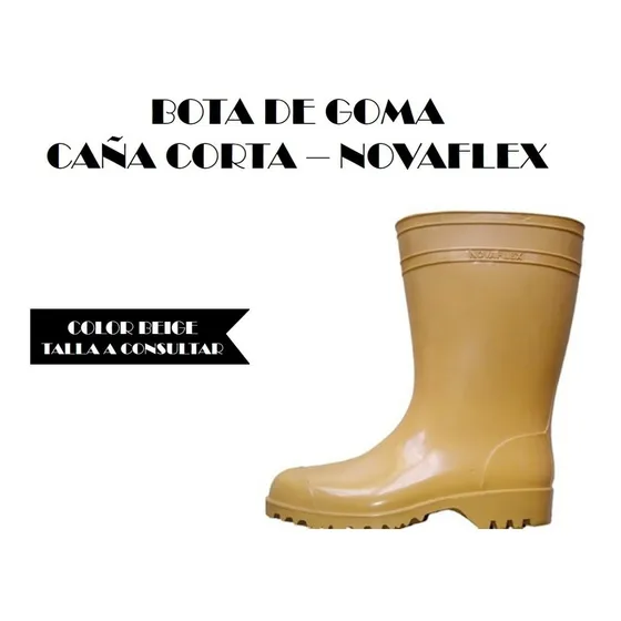 Botas De Goma - Botas De Plástico - Caña Corta - Novaflex