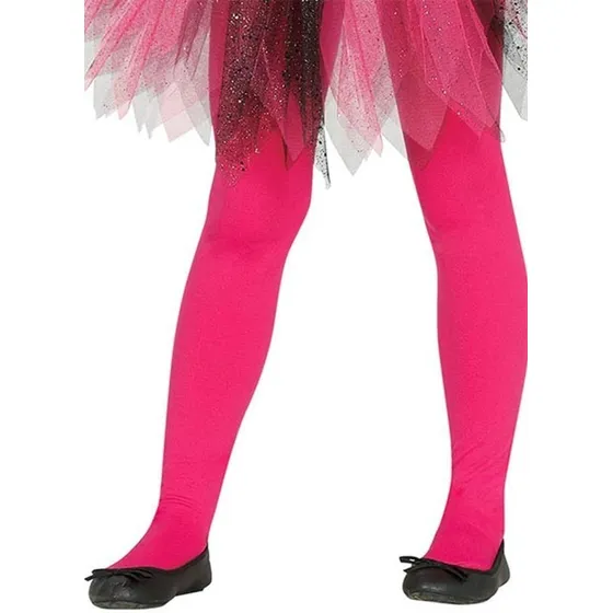 Medias Pantys Fucsia Niña Talla Única