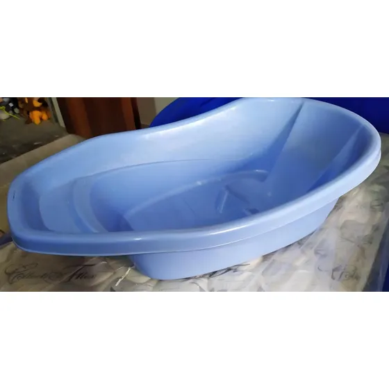 Bañera Para Bebe Color Azul En Excelente Estado Casi Nueva