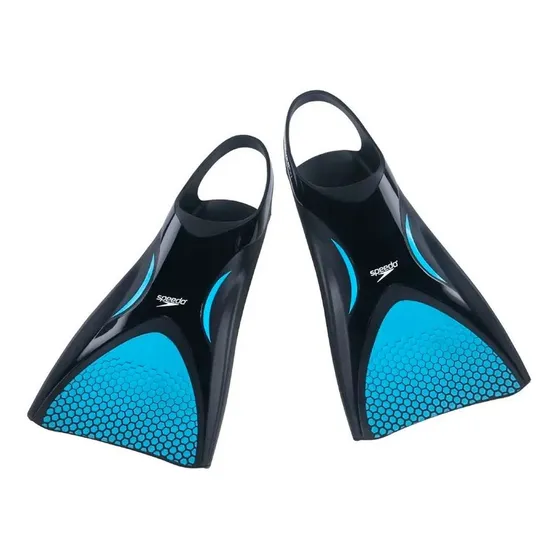 Nadadeira Pé De Pato Powerfin Speedo Azul Tamanho Gg 43 A 45