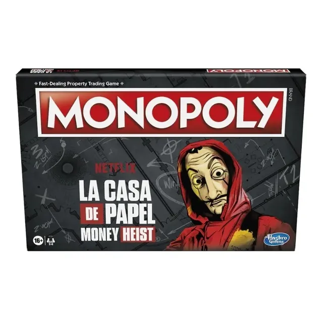 Juego D Mesa Monopoly Edición Especial Casa De Papel Hasbro.