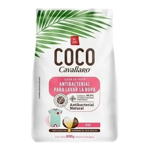 Jabón En Polvo Coco Cavallaro Bebé 800 G