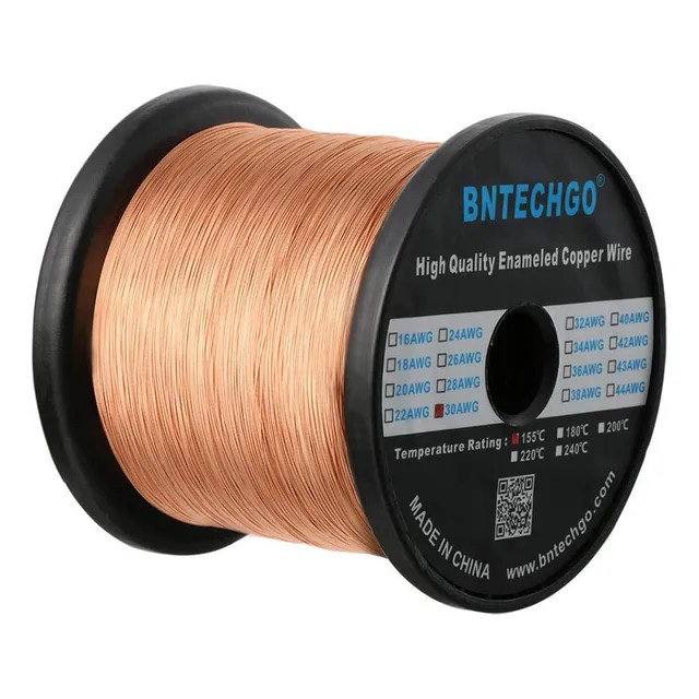 Alambre De Cobre Esmaltado Bn Techgo 0,25 Mm Para Bobinas