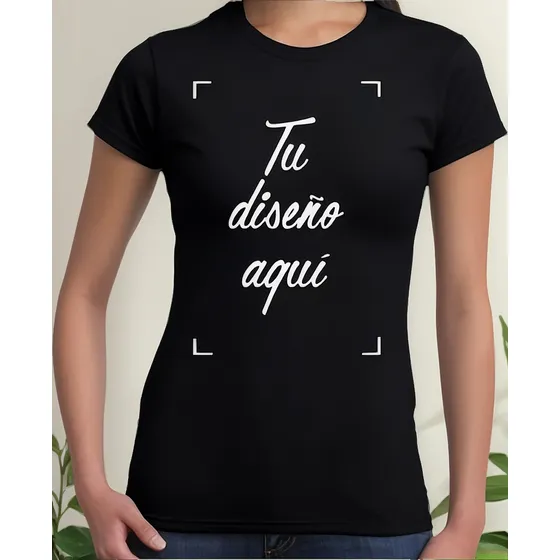 Remera Personalizada Estampada Para Damas