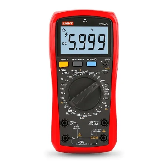 Tester Multimetro Capacimetro Digital 100mf Uni-t Ut890d+