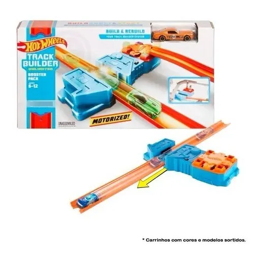 Hot Wheels Track Builder Acelerador Turbo Propulsor - Mattel Cor Colorido