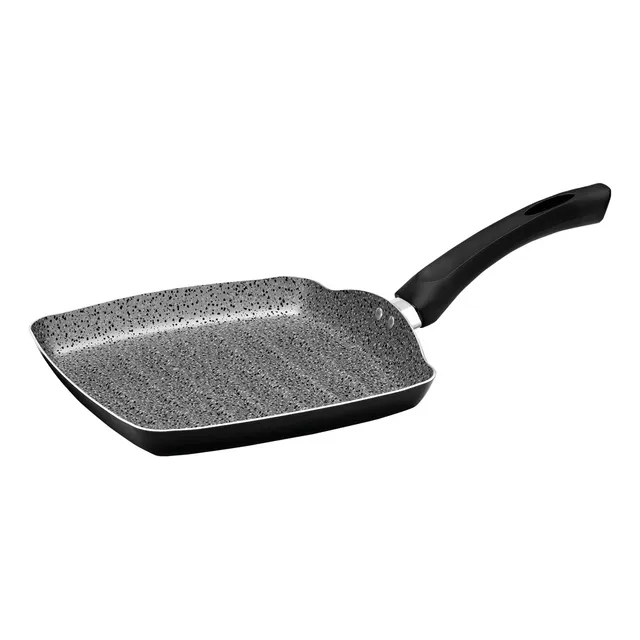 Bistequeira Quadrada Antiaderente Preto 24cm Maximum Stone Bistequeira Quadrada Antiaderente Preto 24cm Maximum Stone