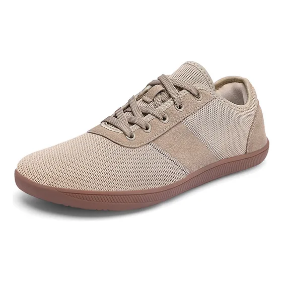 Sapatos Casuais Descalços Com Bico Largo Para Pessoas Gordas