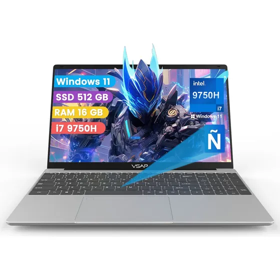 Laptop Intel I7 9750h Ddr4 16gb Ram 512gb Ssd Notebook 15.6