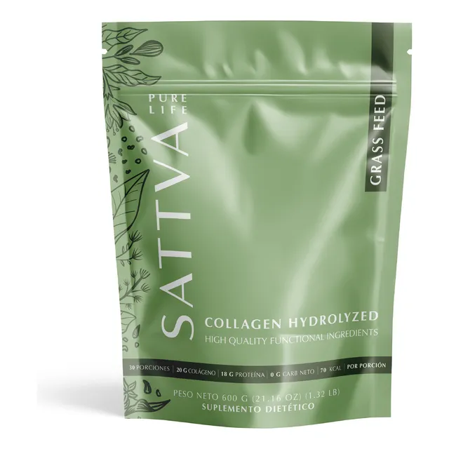 Colageno Hidrolizado Bovino Grass Feed Sattva Pure Life