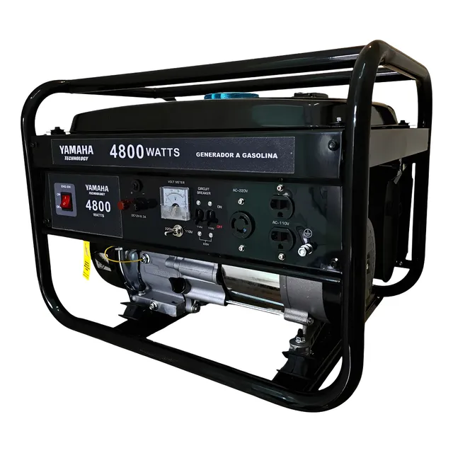 Planta de luz generador 4800W 120/240 Yamaha Technology negro
