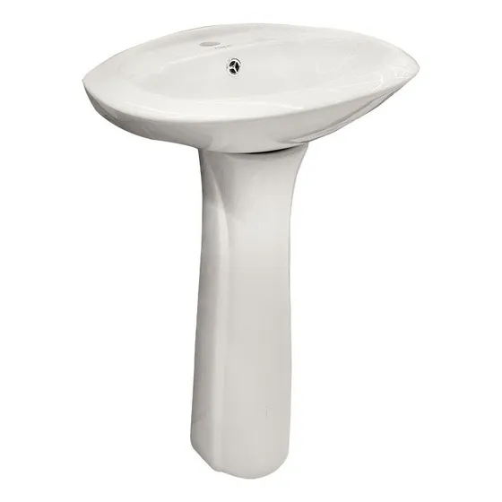 Lavamanos Con Pedestal Acqua Nuova- Blanco #e