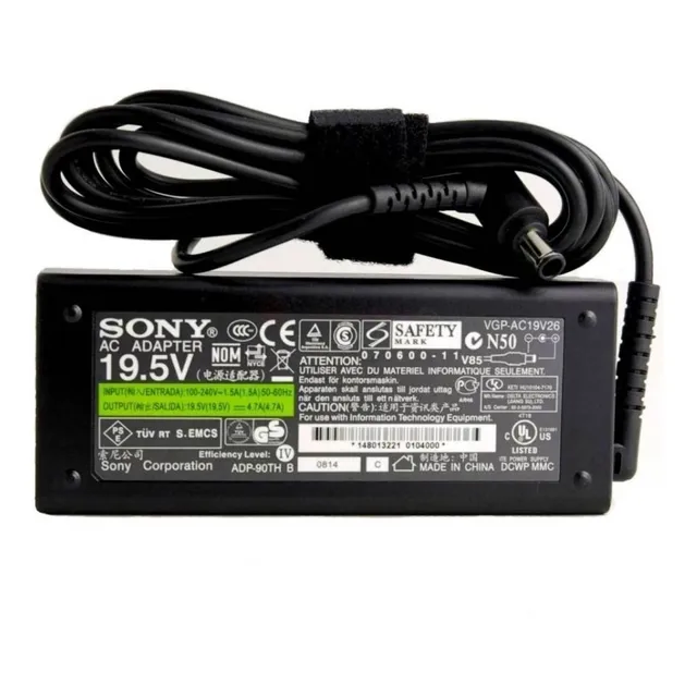 Cargador Sony Vaio 19.5v 4.74a 90w 6.5x4.4g