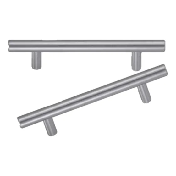 Jaladera Tipo H 242mm Solida Inox Bruken P/ Puerta 2pzs