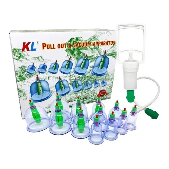 Ventosas Chinas Set X 12 Copas - Pistola De Vacio