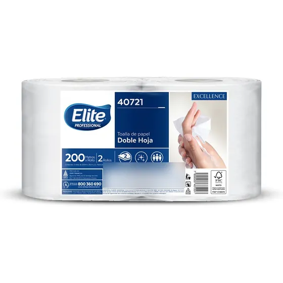 Elite · Toalla Nova Doble Hoja 200mts 2un