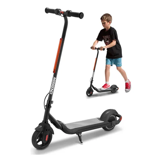 patin electrico Scooter electrico Monopatin electrico Mirrend E01 color negro luz led 150W 4ah para niños