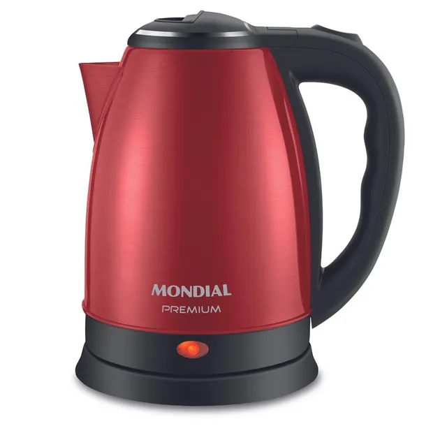 Chaleira Elétrica Pratic Inox Ce-06-r Vermelha Mondial Cor Vermelho Chaleira Elétrica Pratic Inox Ce-06-r Vermelha Mondial Cor Vermelho