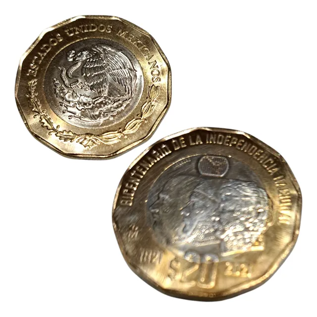 Moneda De 20 Pesos De Colección Con Error De Acuñacion