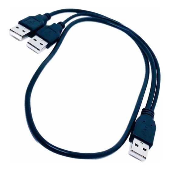  Cabo Y 1 Usb Macho X 2 Usb Macho P/ Case Hd Externo 2.0
