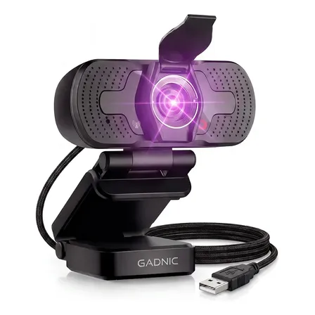 Cámara Web Gadnic FHD 1080P Micrófono 30 FPS Multiple Sistema Operativo