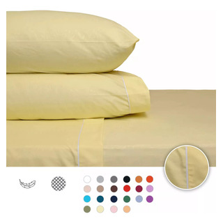 Sábana Queen Size 2800 Hilos Extra Suave Flores Tenderyellow Sábana Queen Size 2800 Hilos Extra Suave Flores Tenderyellow