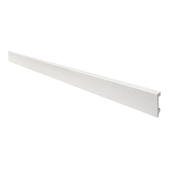 Zocalo Eps Plain Atrim 7 Cm Blanco Textura 2310 X 2,5 Metros