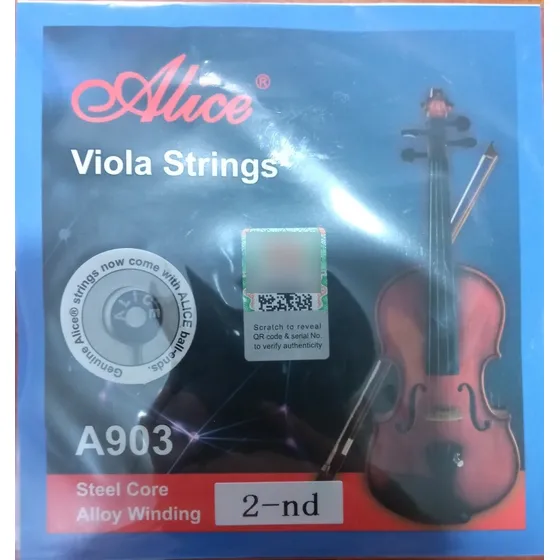Cuerda 2da De Viola Alice 
