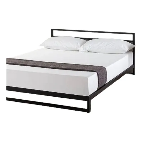 Cama De Viúva Preta Modelo Fiorela 35cm Do Chão
