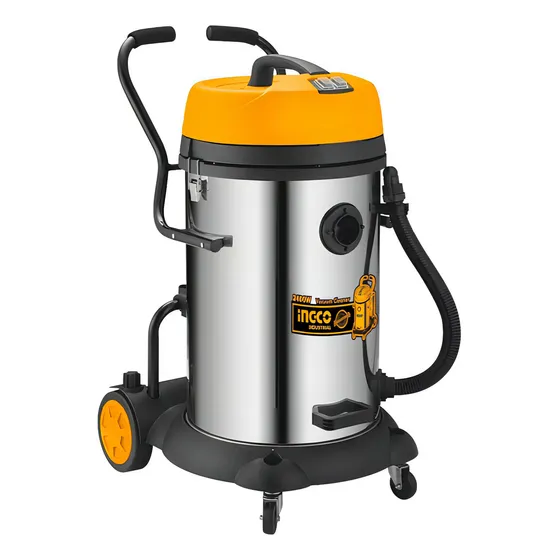 Aspiradora 75lt Seco Humedo 2x1200w Ingco Vc24751