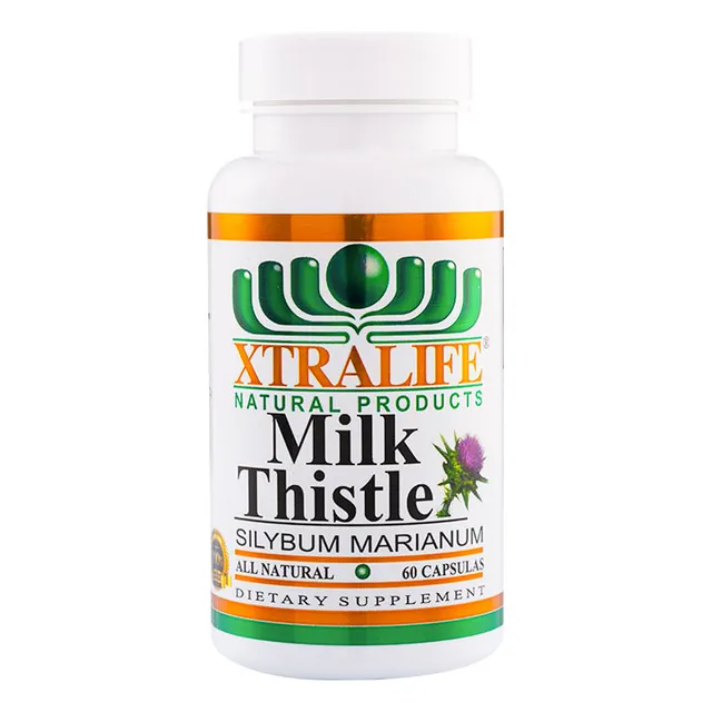 Cardo Mariano 250mg Xtralife Regenerador Hepático 60caps Sabor Sin sabor