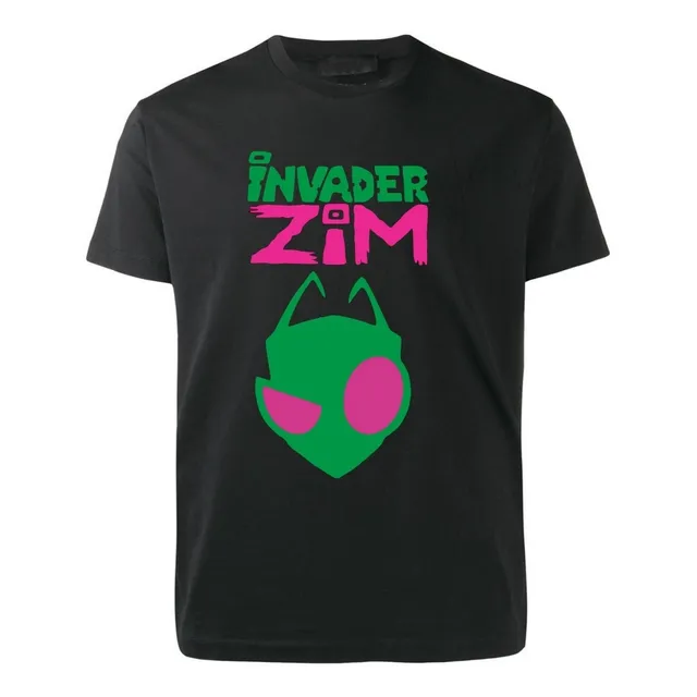 Remera Negra Invazor Zim - Serie Animada - Tv 01