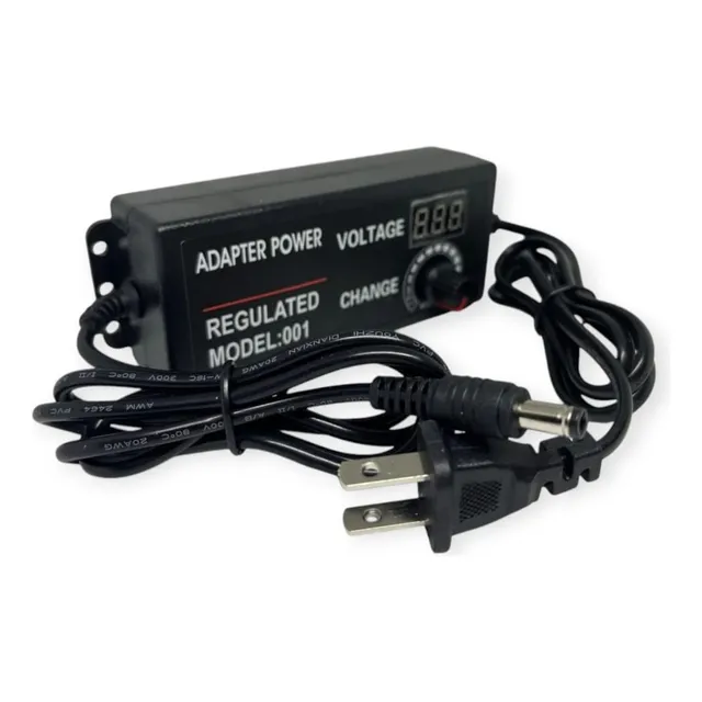 Fuenteadaptador Universal Ajustable 3-24 V 3 A Con Pantalla