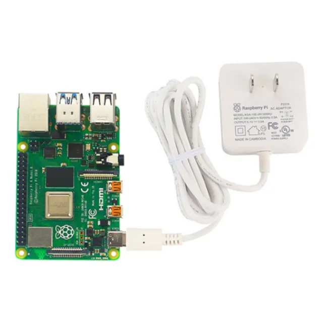 Kit Raspberry Pi 5 Pi5 8gb + Fonte Oficial Usbc Plug Br