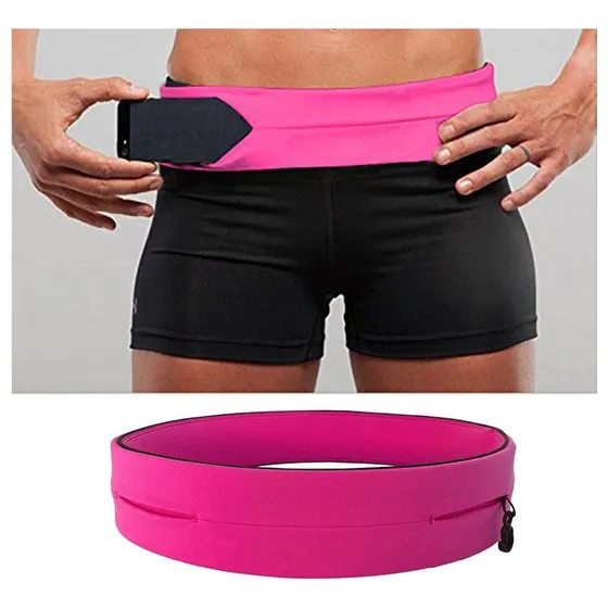 Cinturón Riñonera Deportivo Elástico Correr Porta Celulares
