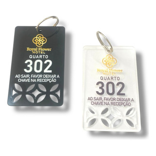 Chaveiro Personalizado Hotel Pousada Escola Acrilico C/20pç Chaveiro Personalizado Hotel Pousada Escola Acrilico C/20pç