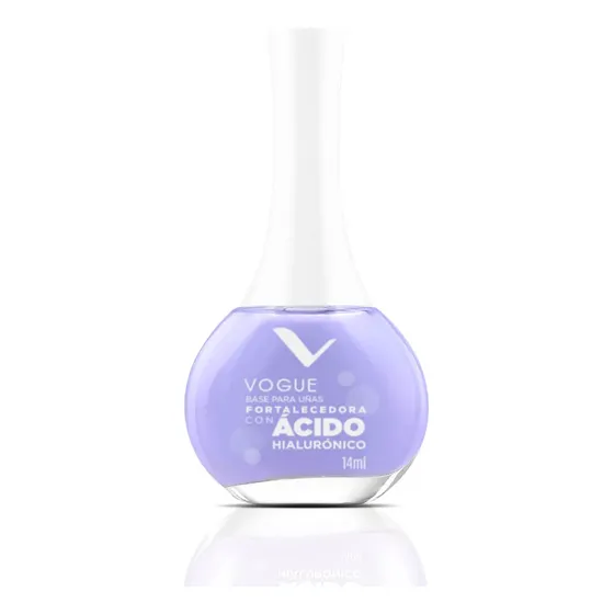 Base Para Uñas Fortalecedora Con Hialuronico Vogue X14ml