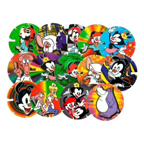 Coleção Tazo Animaniacs Arma E Voa Elma Chips Original