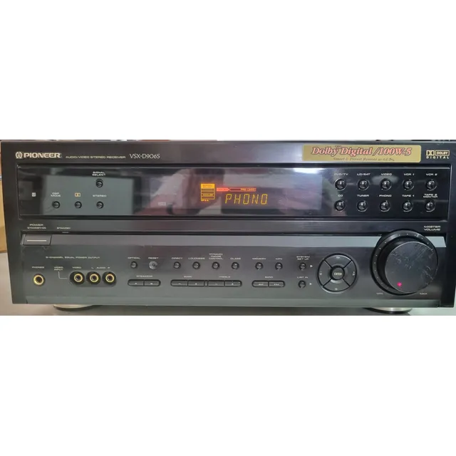 Receiver Pioneer  Vsx-d906s - Phono - Muito Som  - Top2