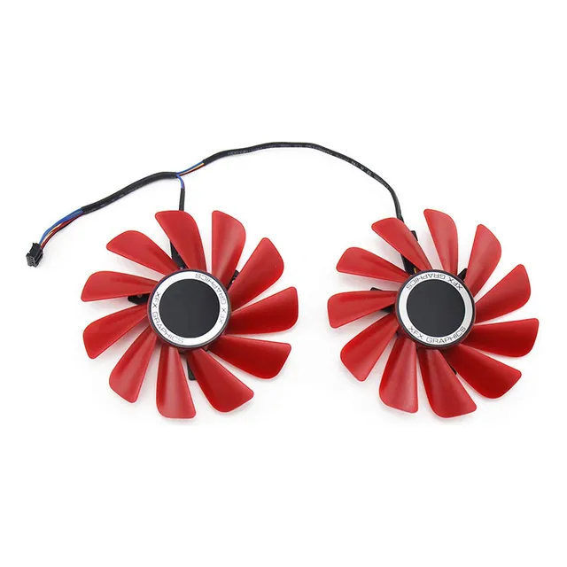 2 Ventiladores Rx-570-rs Rx-580-rs Fd10u12s9-c De 85 Mm Para