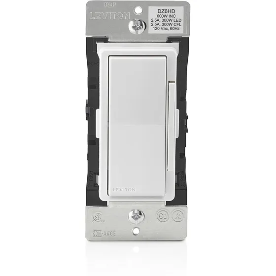 Leviton Dzpa1-2bw Decora Smart Plug-in Outlet Con Tecnología