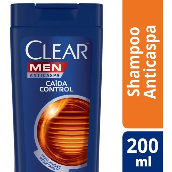 Shampoo Clear Men Caida control en botella de 200mL por 1 unidad